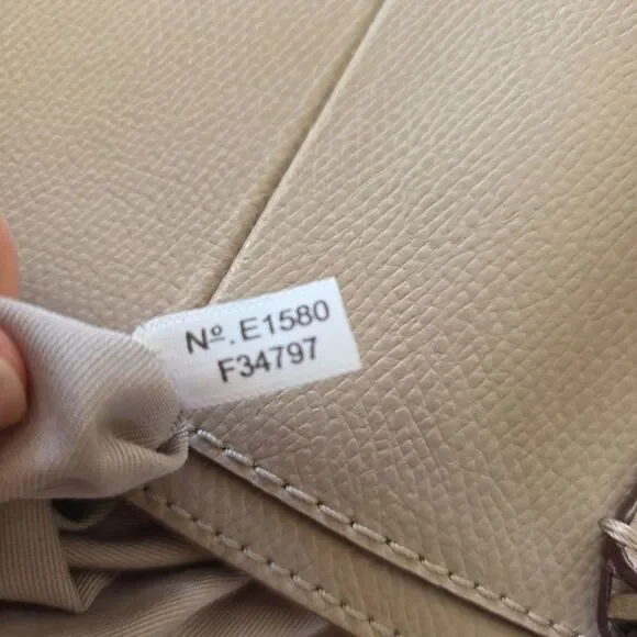 Coach Mini Christie Carryall Purse F34797 Taupe Crossbody Leather Clean EUC￼ - Picture 11 of 16